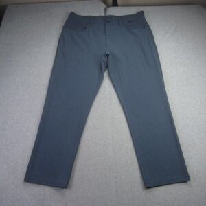 Travis Mathew Pants‎ Mens 35x27 Blue Chino 5 Pockets Stretch Golf Performance